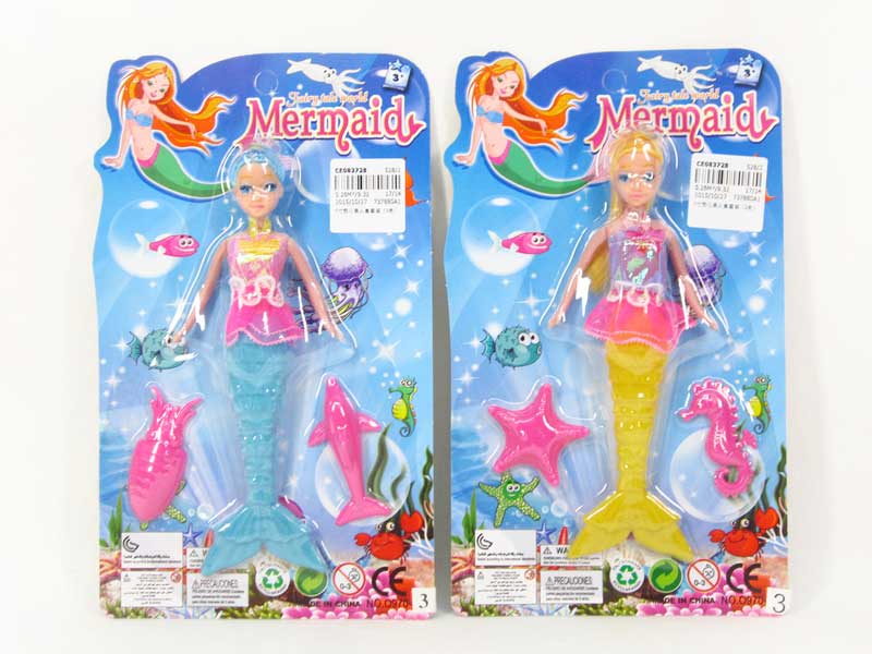 7inch Mermaid Set(3C) toys