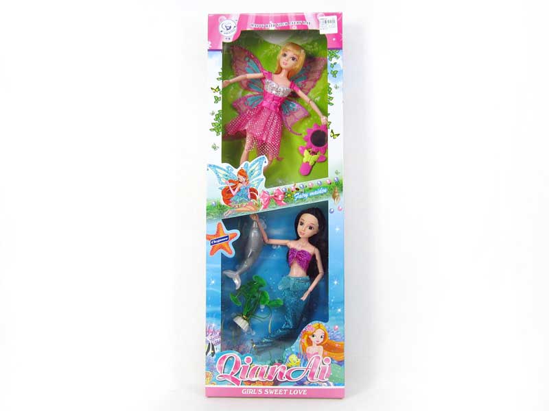 11inch Mermaid & Doll Set(2in1) toys