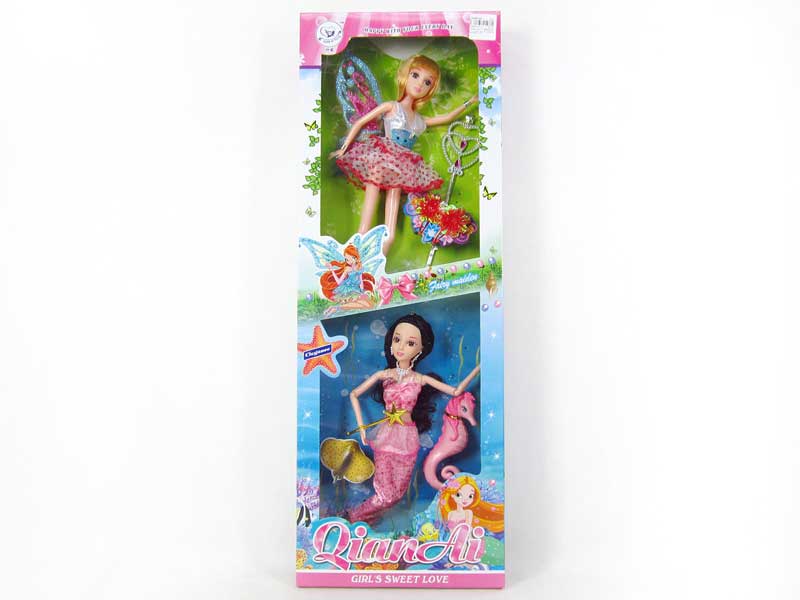 11inch Mermaid & Doll Set(2in1) toys