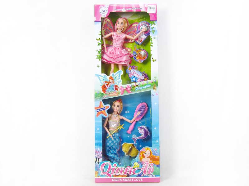 11inch Mermaid & Doll Set(2in1) toys