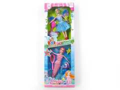 11inch Mermaid & Doll Set(2in1)