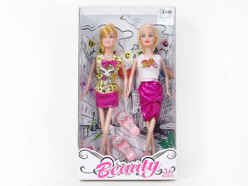 Solid Body Doll Set(2in1） toys