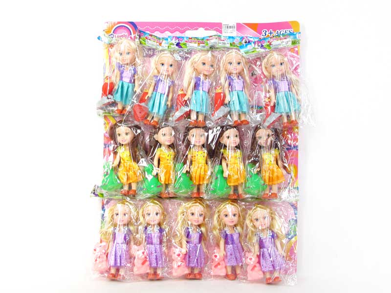 6inch Doll Set（15in1） toys