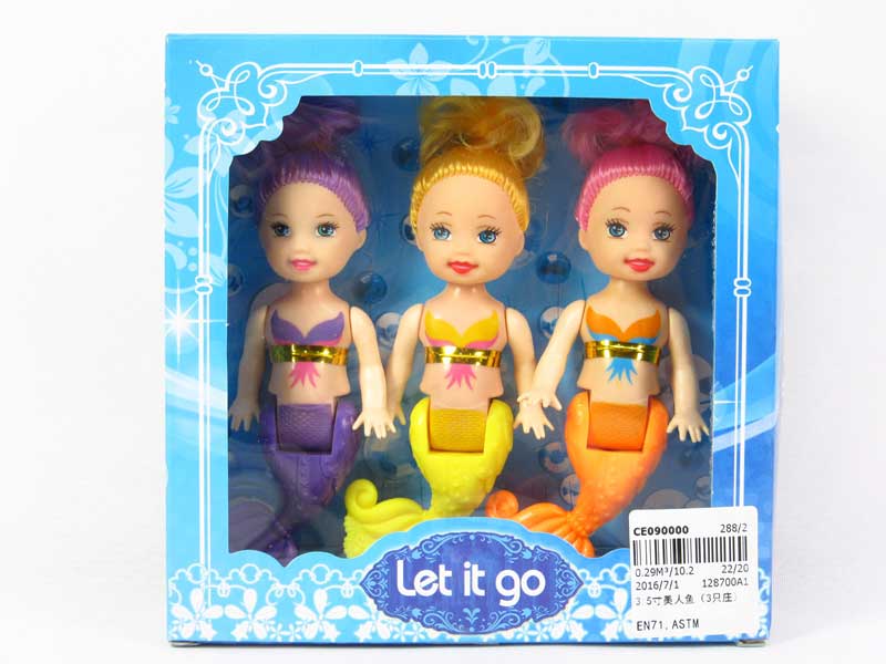 3.5inch Mermaid（3in1） toys