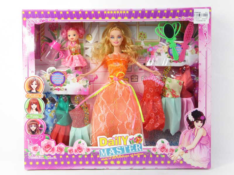 11inch Solid Body Doll Set toys