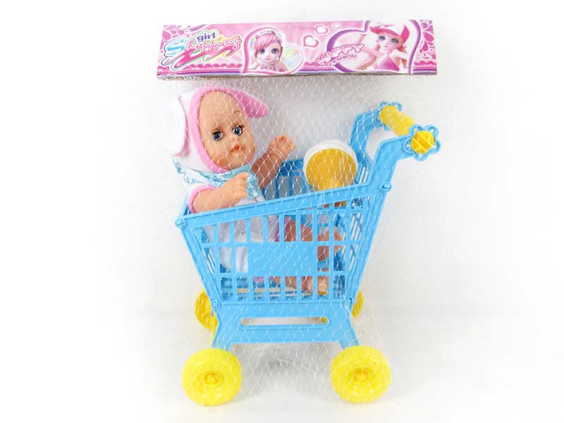 Moppet & Shopping Cart(2C) toys