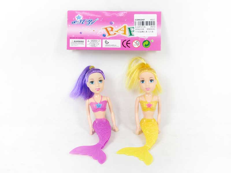 7inch Solid Body Mermaid(2in1) toys