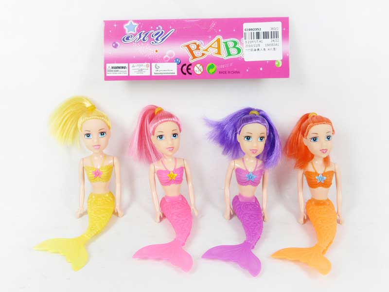 7inch Solid Body Mermaid(4in1) toys