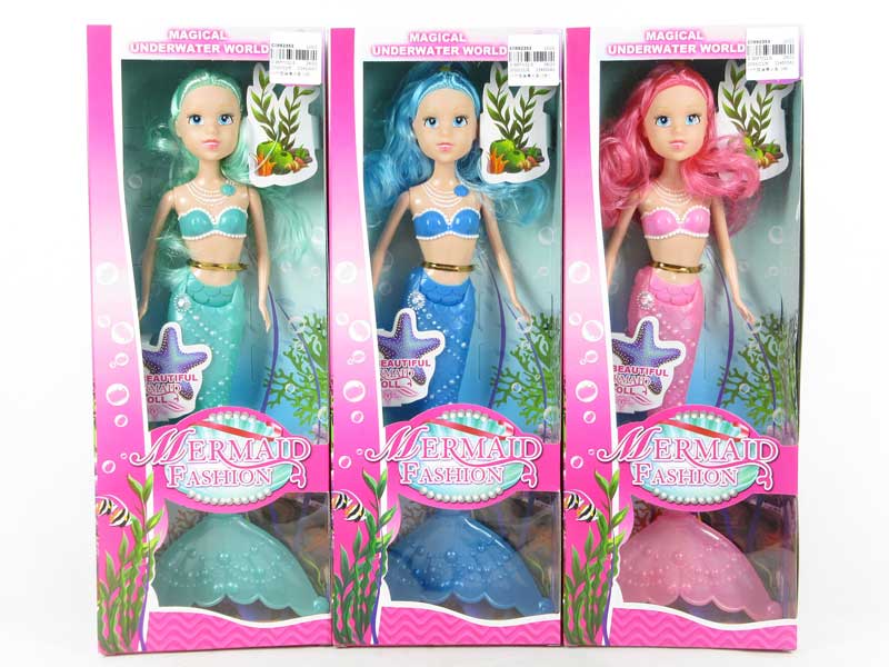 11inch Solid Body Mermaid(3C) toys
