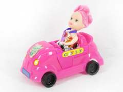 Doll & Free Wheel Car