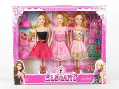 11inch Solid Body Doll Set(3in1)