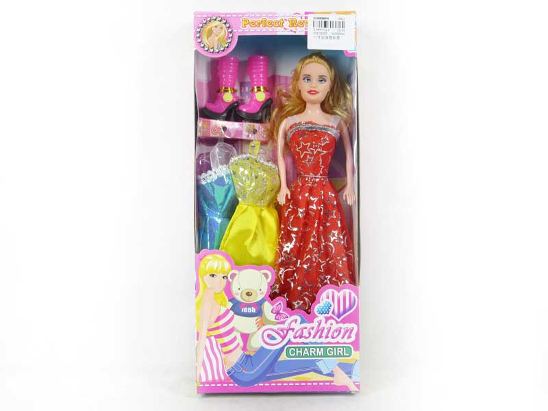 11inch Solid Body Doll Set toys