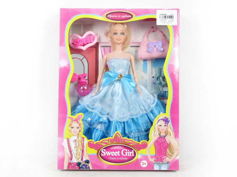 11inch Solid Body Doll Set(2S2C) toys