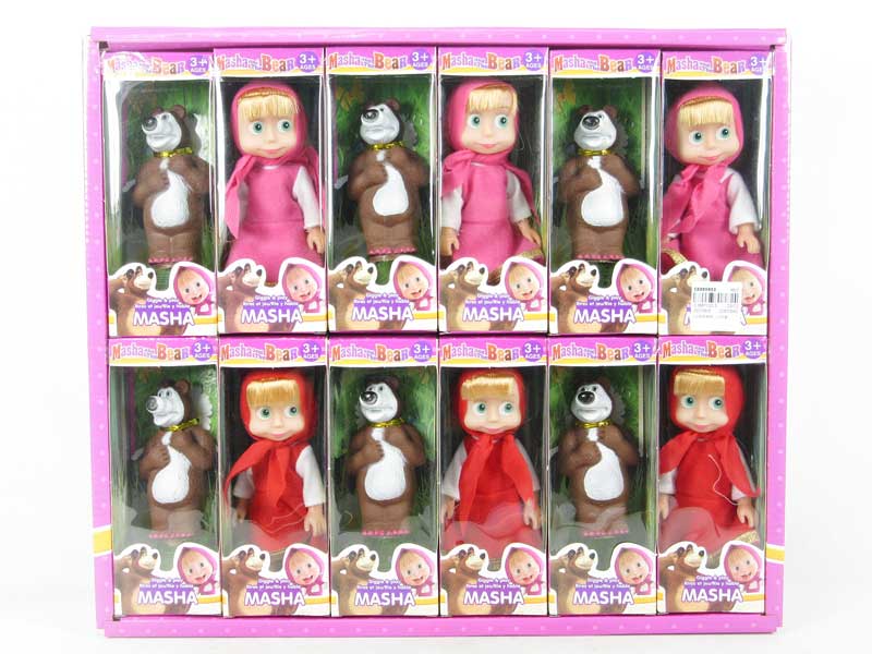 6inch Doll & Bear（12in1） toys