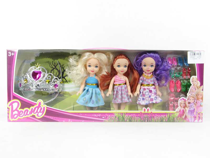 5.5inch Doll Set(3in1) toys