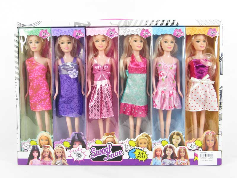 11inch Solid Body Doll(6pcs) toys