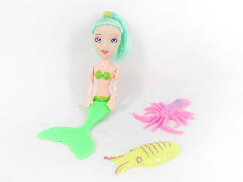 5inch Mermaid Set(4C) toys