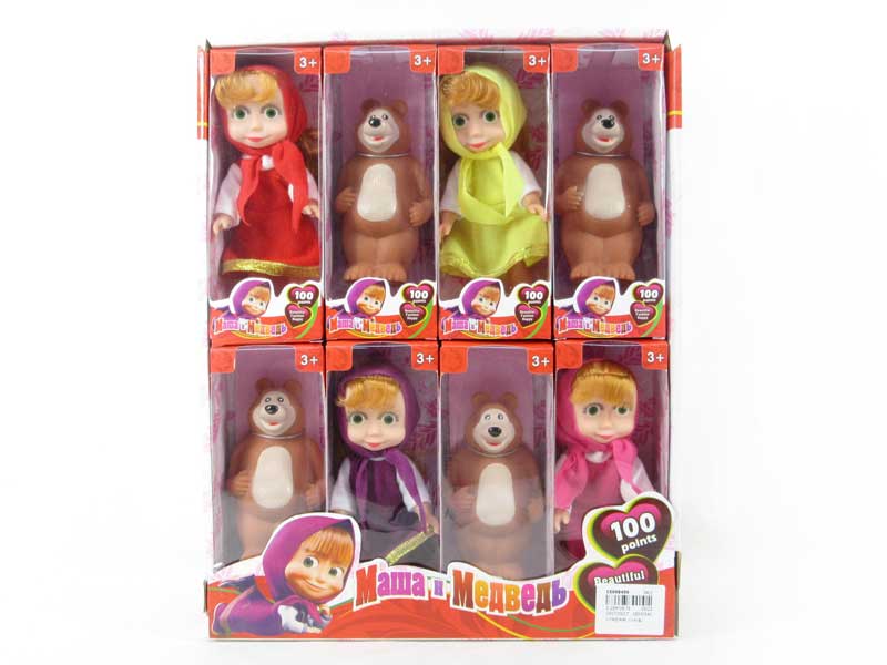 6inch Doll & Bear（16in1） toys