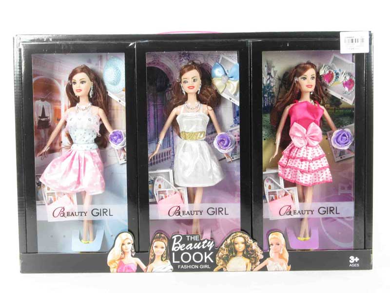 11inch Solid Body Doll(3pcs) toys