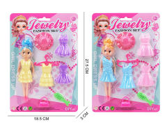 7inch Solid Body Doll Set(2S)