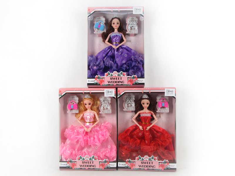 11inch Solid Body Doll Set(3S3C) toys