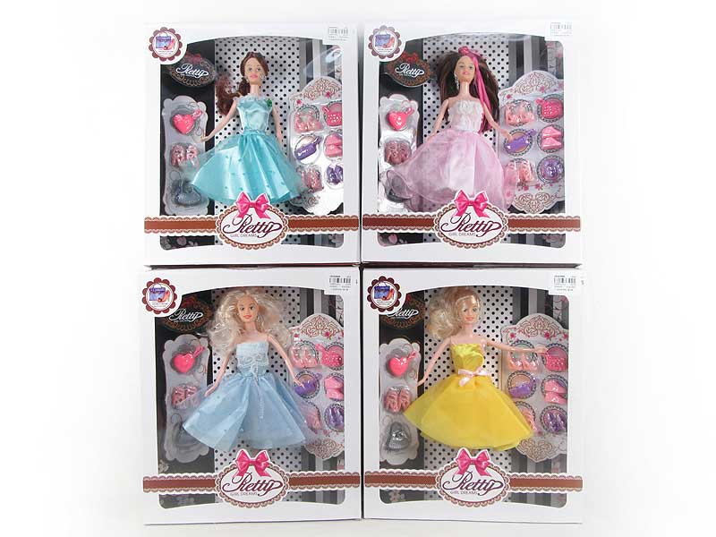 11inch Solid Body Doll Set(4S) toys