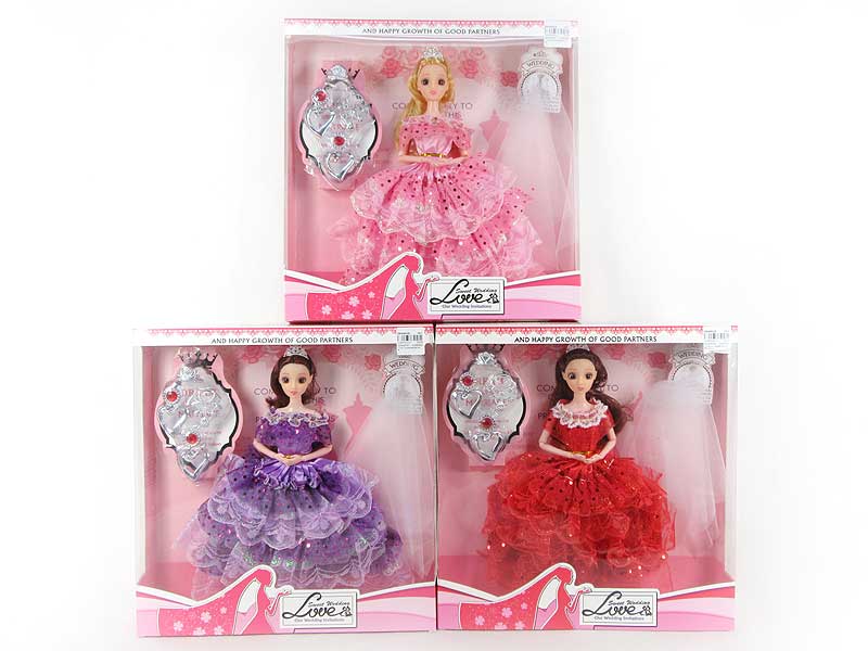 11inch Solid Body Doll Set(3C) toys