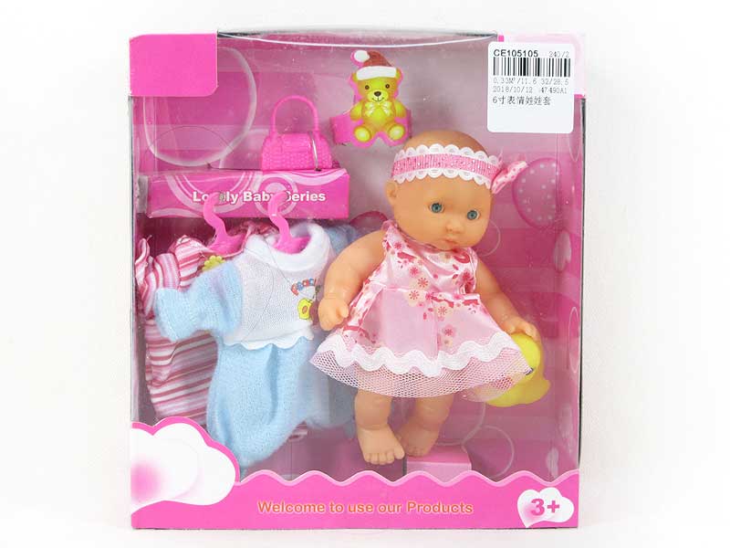 6inch Brow Moppet Set toys