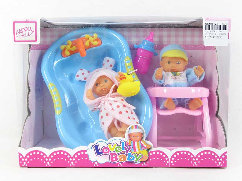 6inch Brow Moppet Set(2in1) toys