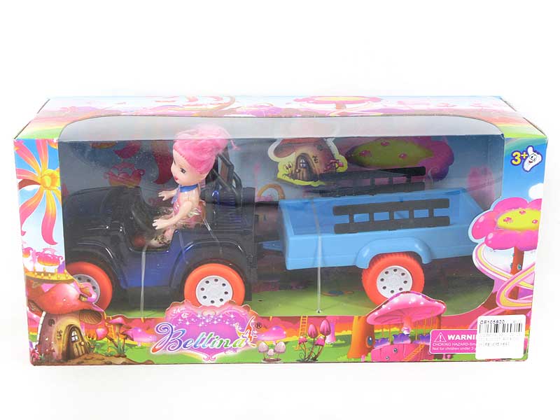 3.5inch Doll & Car toys