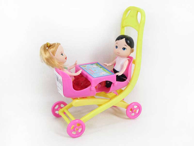 3inch Doll & Go-cart toys
