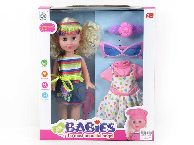 12inch Beautiful Girl Set toys