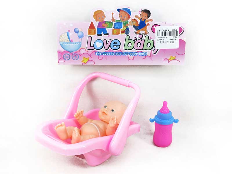 Brow Doll & Cradle toys