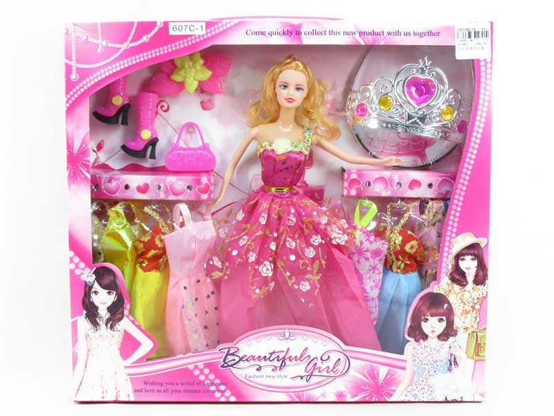 11inch Solid Body Doll Set toys