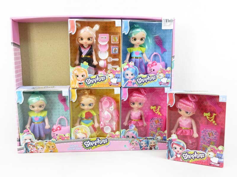 6inch Doll Set(6in1) toys