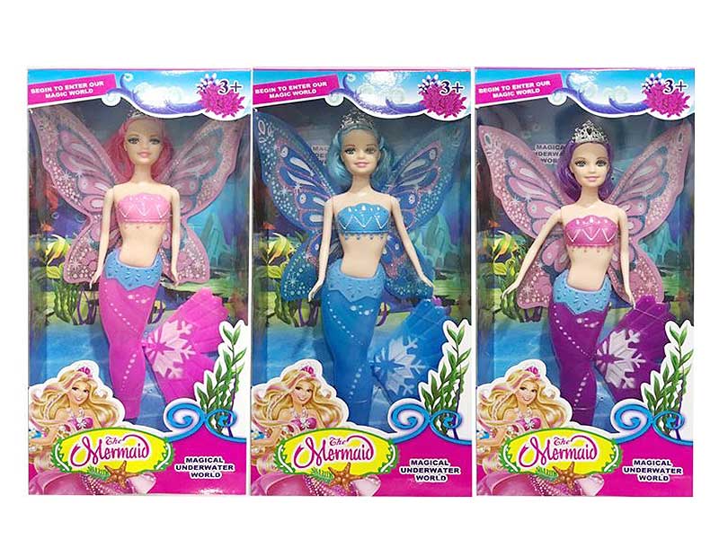 11.5inch Solid Body Mermaid(3C) toys