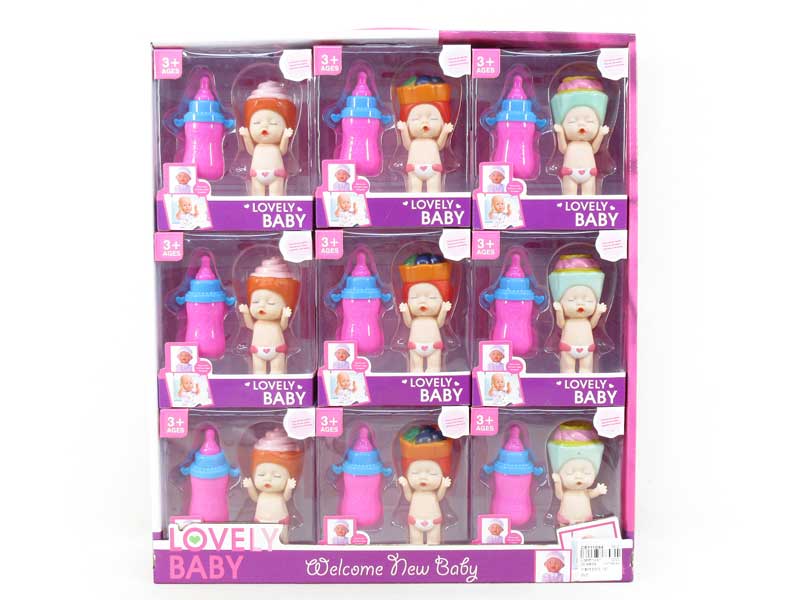 3inch Brow Moppet Set(9in1) toys