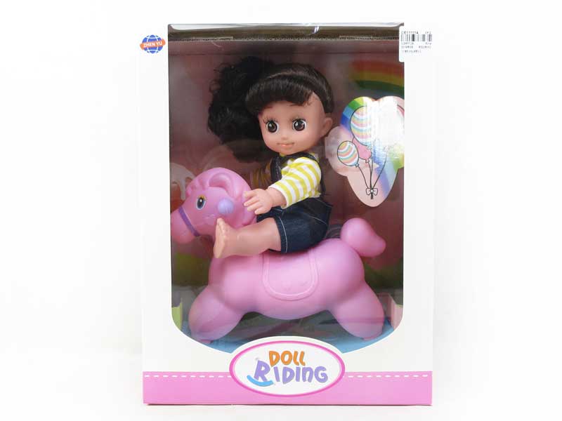 10inch Doll & Rocking Trojan Horse toys