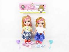 Wholesale 8 inch vinyl doll set fashion doll with music