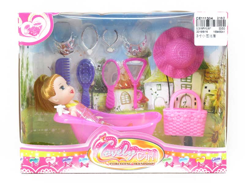 3inch Doll  Set toys