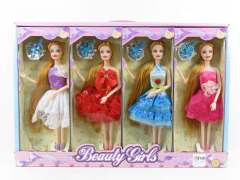 11inch Solid Body Doll Set(8in1)