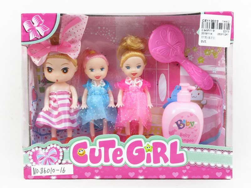 3.5inch Doll Set(3in1) toys