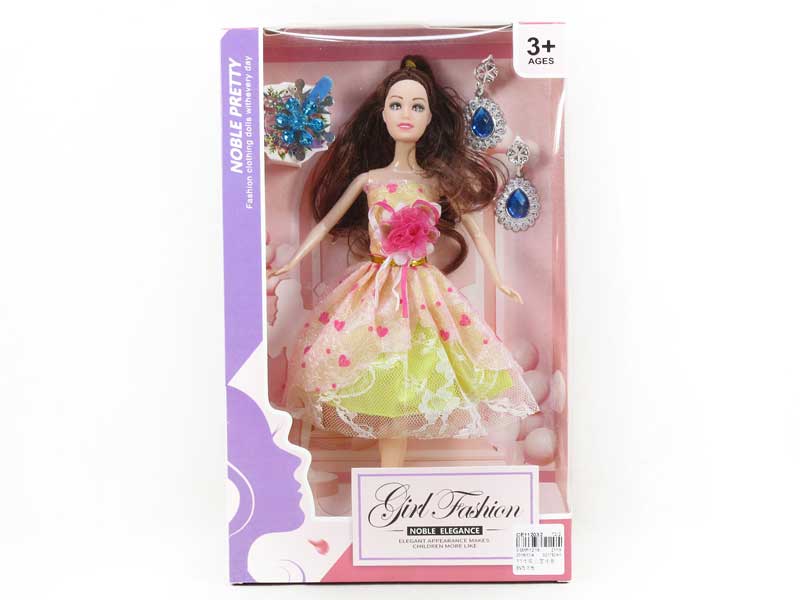 11inch Solid Body Doll Set toys