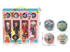 9inch Doll & 7cm Surprise Ball(4in1)