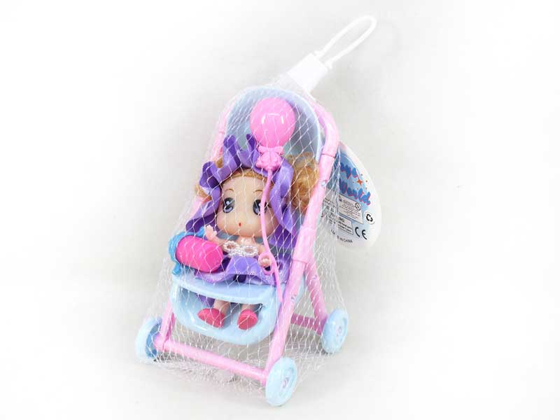 Doll Set & Go-Cart toys