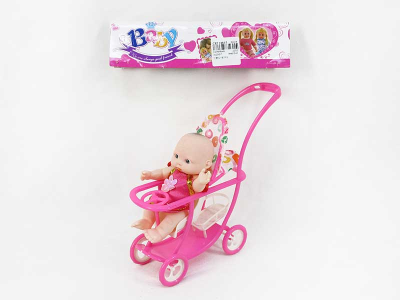 5inch Doll & Go-cart toys