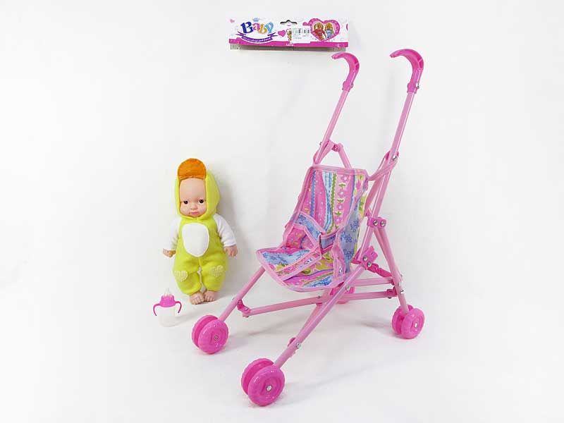 10inch Doll & Go-cart toys