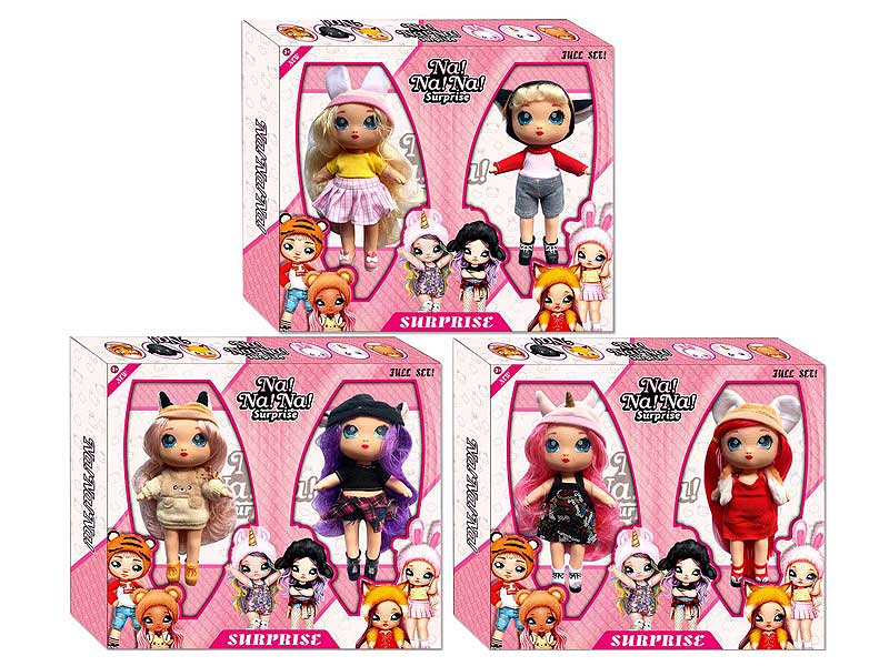 7inch Doll Set(2in1) toys