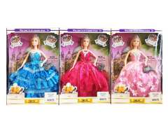 11.5inch Doll Set, solid body doll set, princess barbie set(3S)