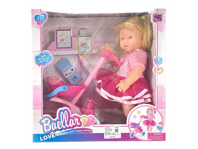 15inch Doll Set & Go-Cart toys